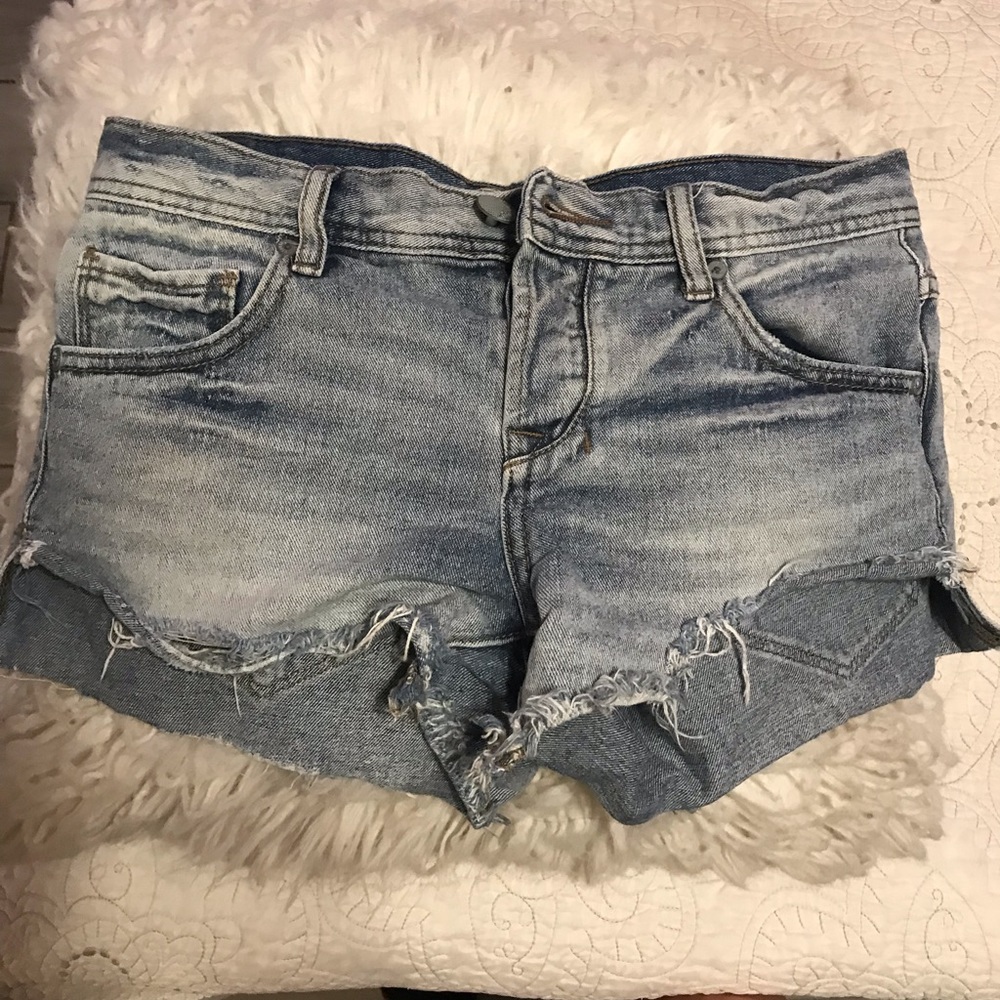 Free people Jean shorts